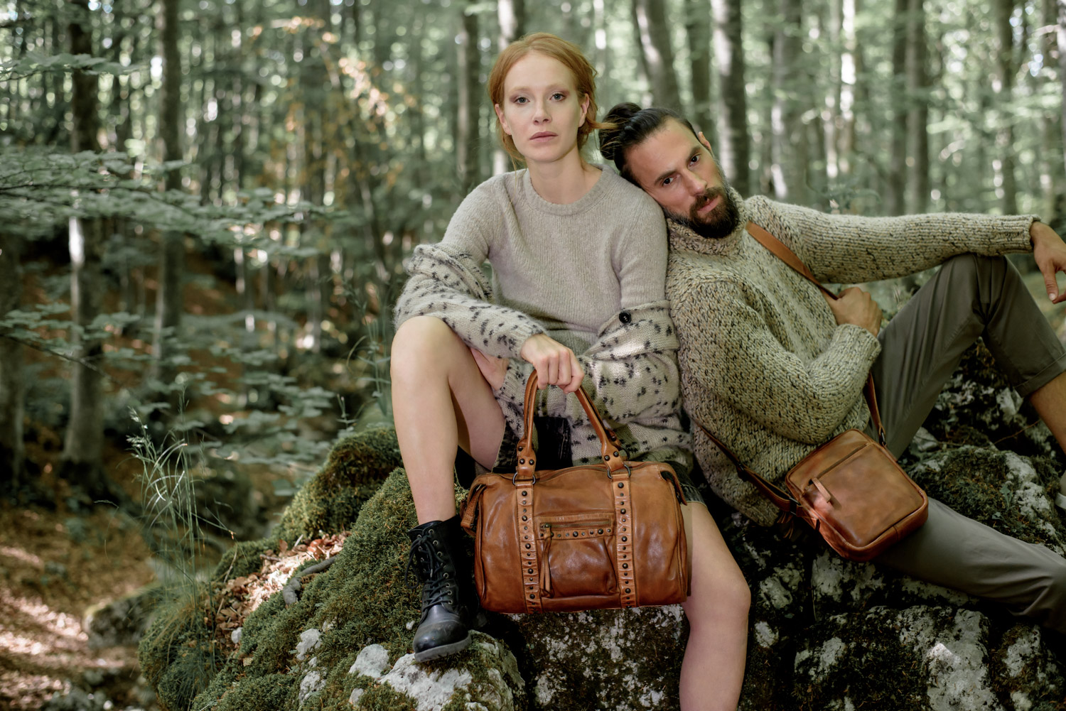 Shooting for international brand Gianni Conti New collection Advertising Fall winter 2022. Mario Silvestrone Photographer , Vanessa Berti and Paolo Marozzi